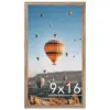 9x16 Picture Frame Rustic Brown for Wall Hanging, Wall Mounting Horizontally or Vertically, 9 x 16 Wall Gallery Poster Photo Frame with Shatter Resistant Plexiglass, Rustic Brown