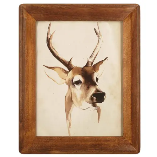 8x10 Picture Frames,Brown Rustic Wood Frame with Glass Front, Display 10x8 inch Photos for Table Top Display and Wall Mounting