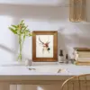 8x10 Picture Frames,Brown Rustic Wood Frame with Glass Front, Display 10x8 inch Photos for Table Top Display and Wall Mounting