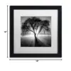 Framed Wall Art - Moises Levy 'Lightning Tree I' Wall Decor with Matted Frame