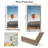 9x16 Picture Frame Rustic Brown for Wall Hanging, Wall Mounting Horizontally or Vertically, 9 x 16 Wall Gallery Poster Photo Frame with Shatter Resistant Plexiglass, Rustic Brown