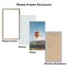 9x16 Picture Frame Rustic Brown for Wall Hanging, Wall Mounting Horizontally or Vertically, 9 x 16 Wall Gallery Poster Photo Frame with Shatter Resistant Plexiglass, Rustic Brown