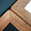 8x10 Picture Frames,Brown Rustic Wood Frame with Glass Front, Display 10x8 inch Photos for Table Top Display and Wall Mounting