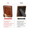 4x6 Picture Frame Wood, Natural Walnut Picture Frame, With Mat, Can Fit 2.5x4.5 Photos, Can Hung or Placed