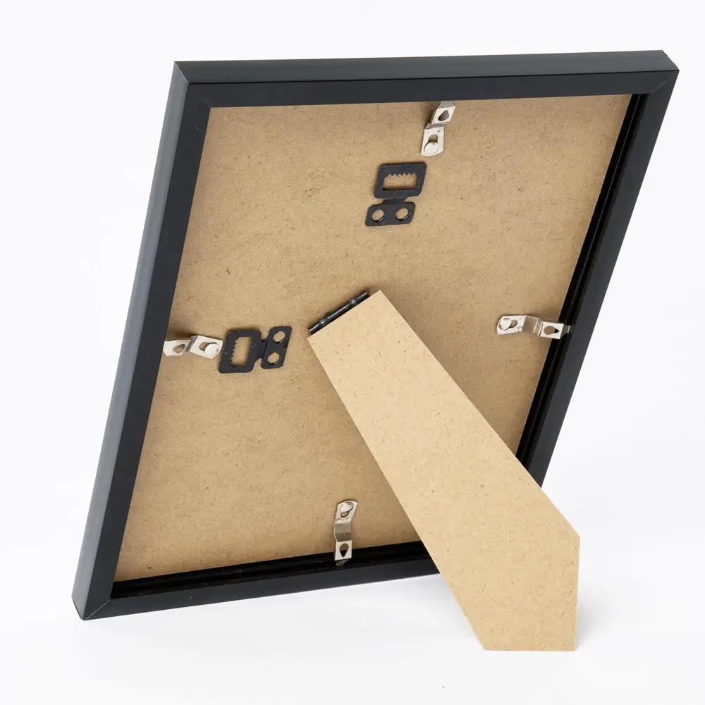 8.5x11 inch Picture Frame Black for Certificate Poster and Photo, Horizontal and Vertical Formats for Wall Hanging or Tabletop, 8.5x11 Frame with Shatter Resistant Plexiglass, Black