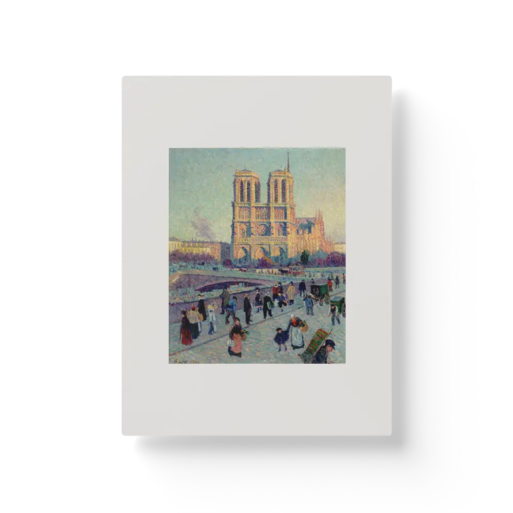 Le Quai Saint - Michel et Notre - Dame