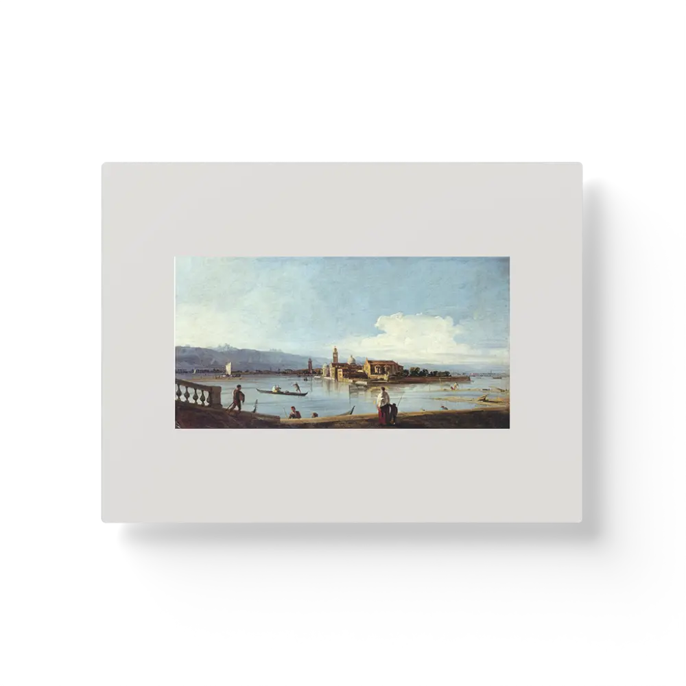 View from the Fondamenta Nuove in Venice of the Islands of San Cristoforo, San Michele and Murano