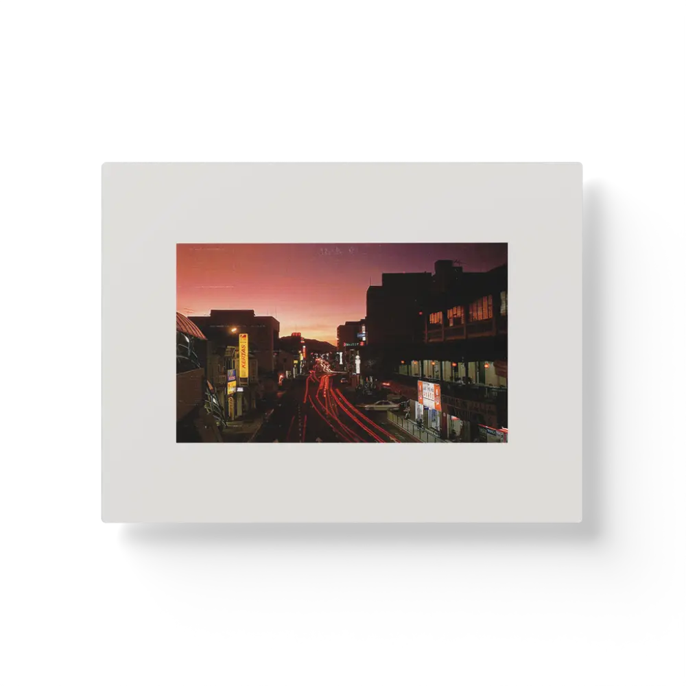 Beautiful city scene at dusk, Penang