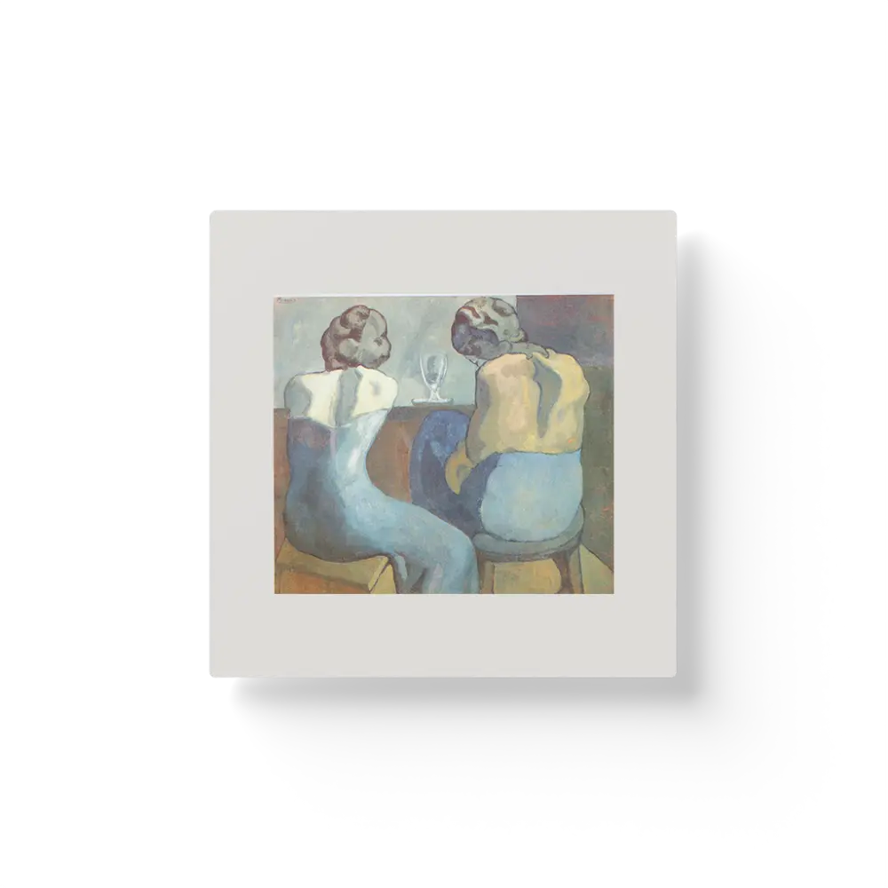 Deux Femmes nues assises de dos