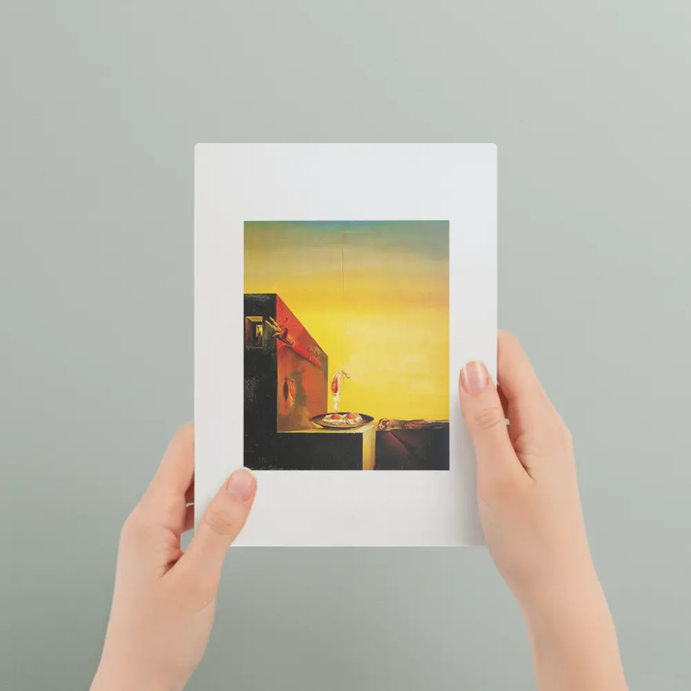 Fried Eggs on a Plate without the Plate