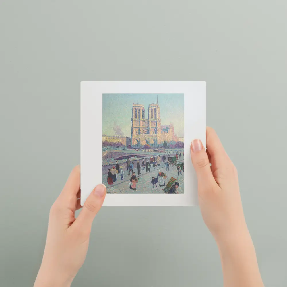 Le Quai Saint - Michel et Notre - Dame