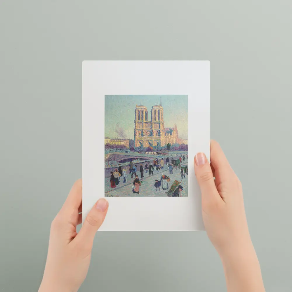 Le Quai Saint - Michel et Notre - Dame