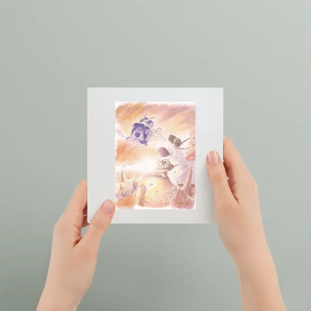 Castle in the Sky （1986）– Watercolor Greeting Cards