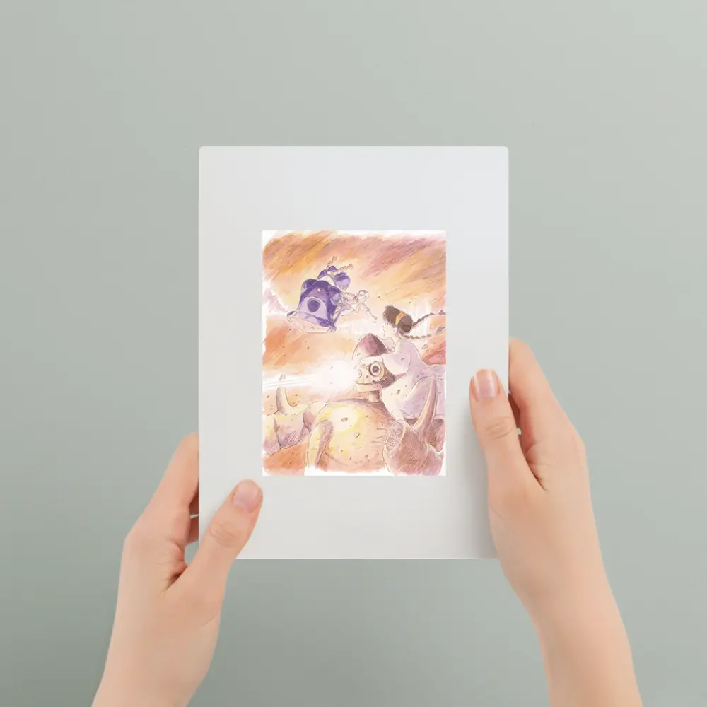 Castle in the Sky （1986）– Watercolor Greeting Cards