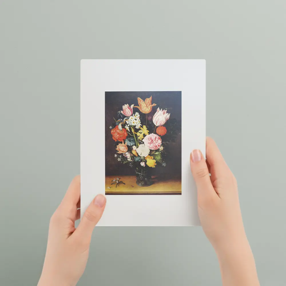 Still Life of Flowers in a Glass Vase