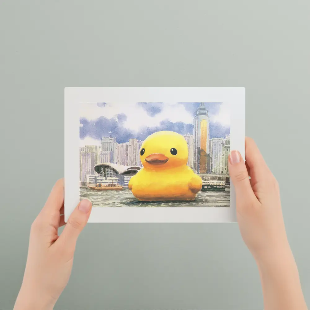Hong Kong Victoria Harbour Rubber Duck(2)