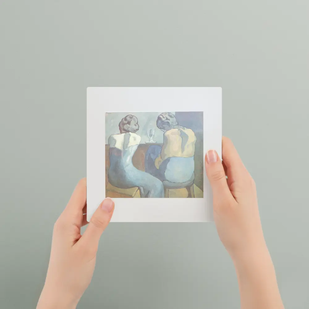 Deux Femmes nues assises de dos