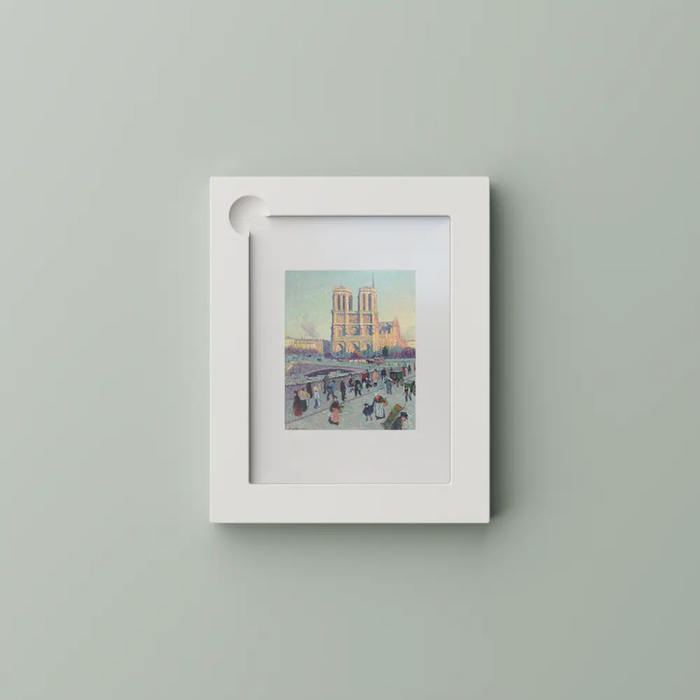 Le Quai Saint - Michel et Notre - Dame