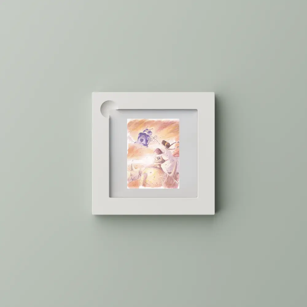 Castle in the Sky （1986）– Watercolor Greeting Cards