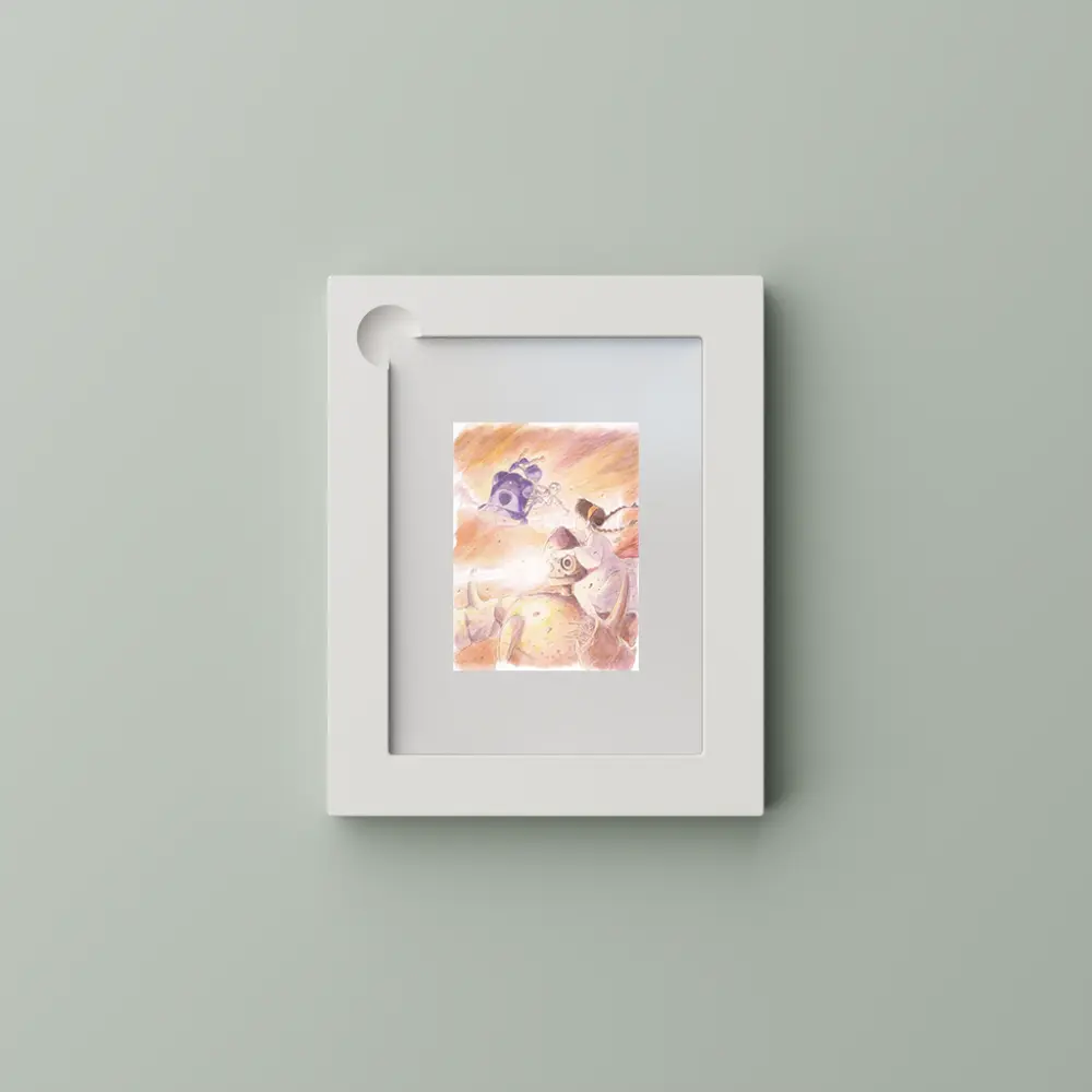 Castle in the Sky （1986）– Watercolor Greeting Cards