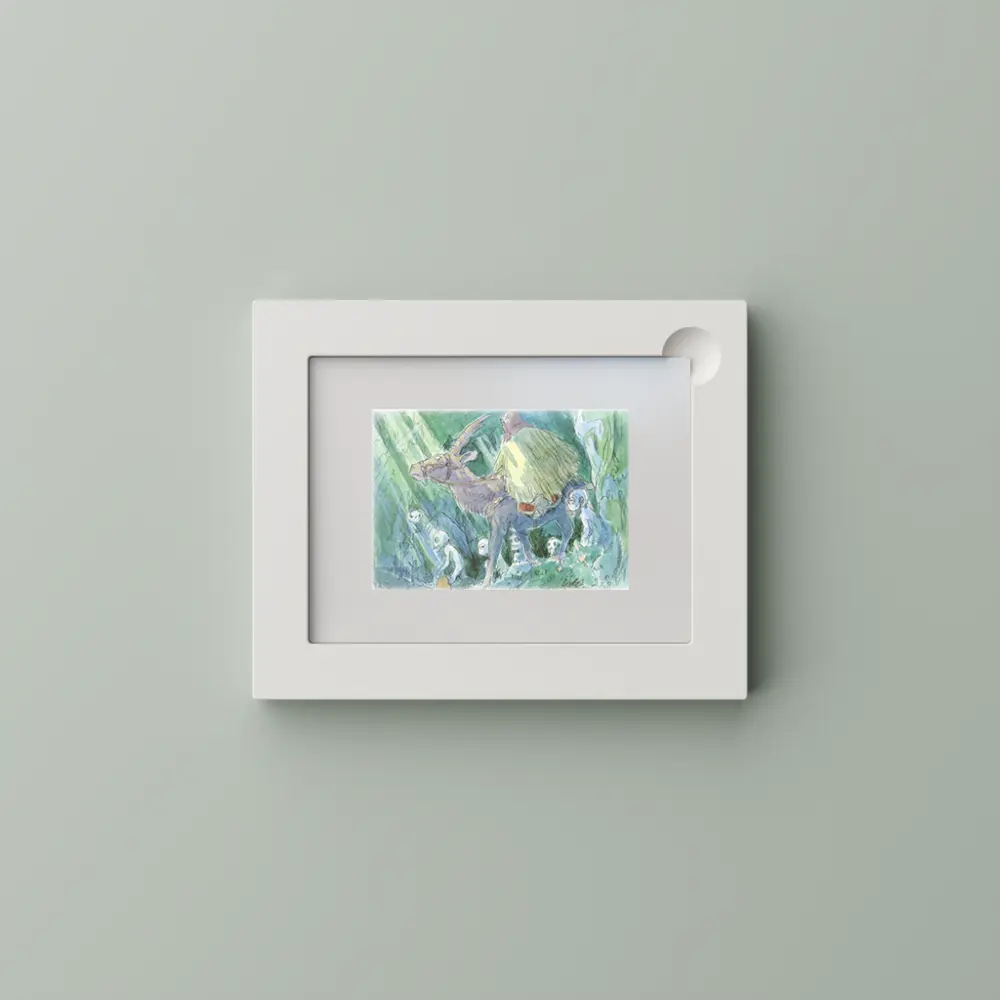 Princess Mononoke （1997）– Watercolor Greeting Cards