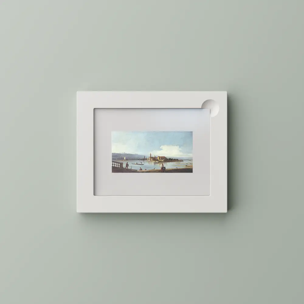 View from the Fondamenta Nuove in Venice of the Islands of San Cristoforo, San Michele and Murano