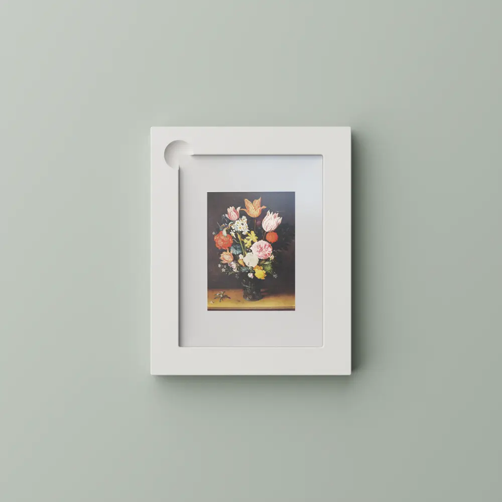 Still Life of Flowers in a Glass Vase