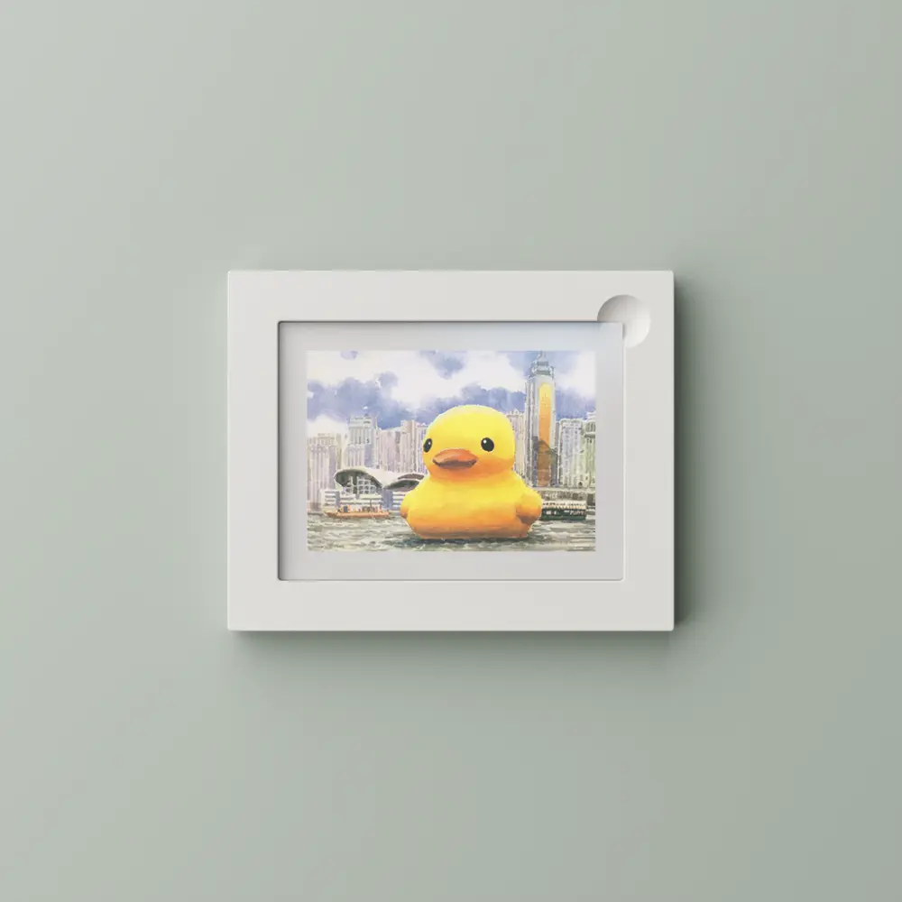 Hong Kong Victoria Harbour Rubber Duck(2)