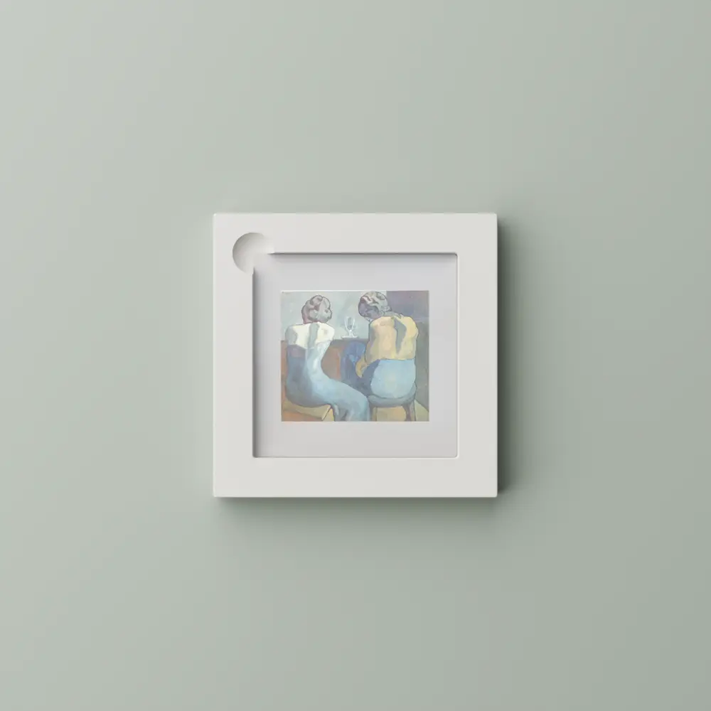 Deux Femmes nues assises de dos