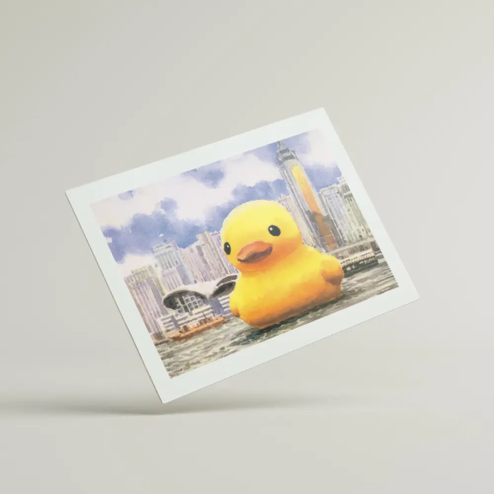 Hong Kong Victoria Harbour Rubber Duck(2)