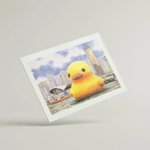 Hong Kong Victoria Harbour Rubber Duck(2)