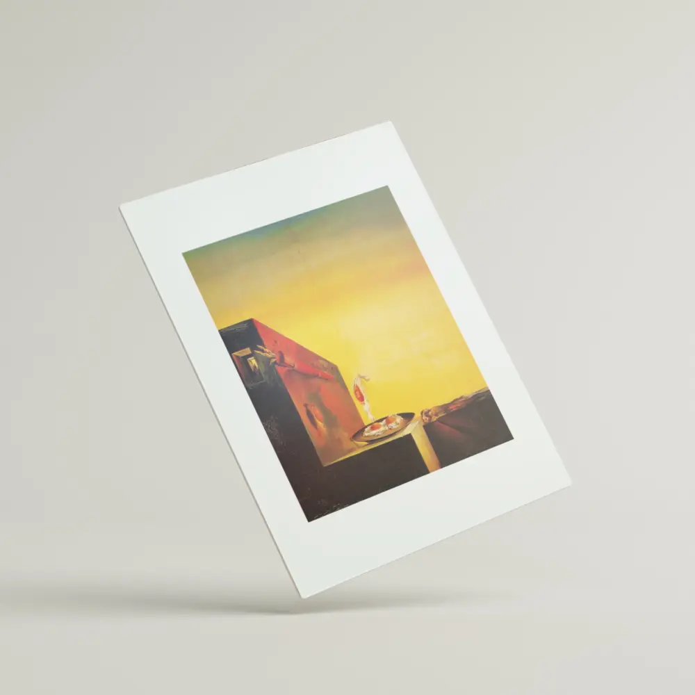 Fried Eggs on a Plate without the Plate