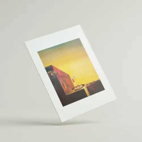 Fried Eggs on a Plate without the Plate