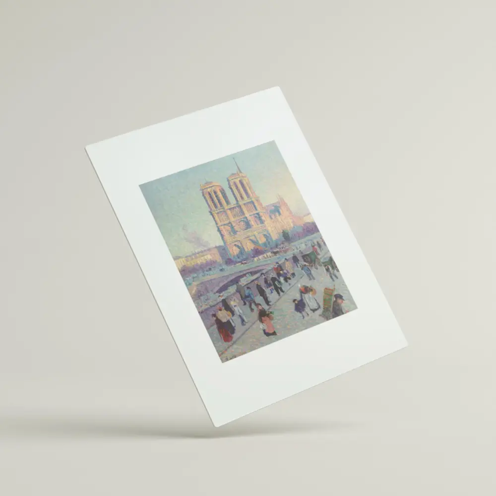 Le Quai Saint - Michel et Notre - Dame