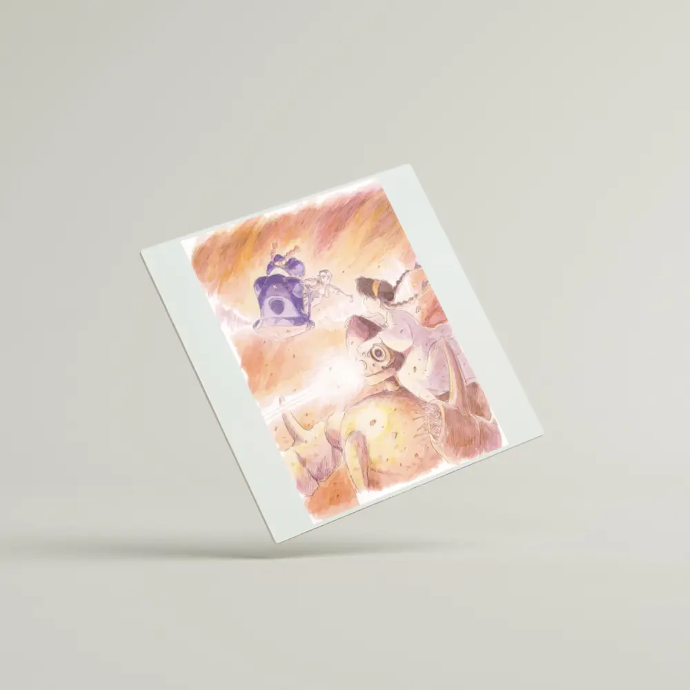 Castle in the Sky （1986）– Watercolor Greeting Cards