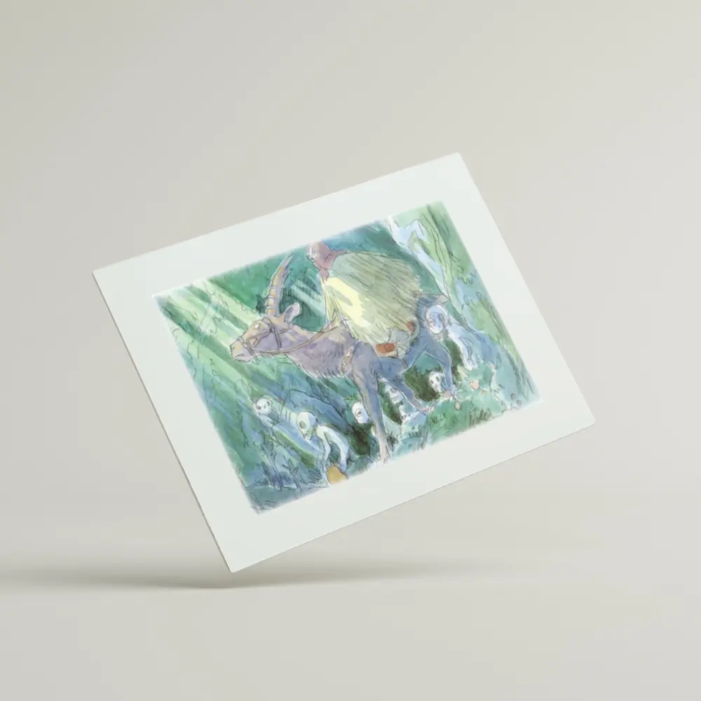 Princess Mononoke （1997）– Watercolor Greeting Cards
