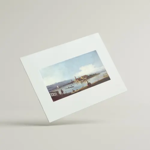 View from the Fondamenta Nuove in Venice of the Islands of San Cristoforo, San Michele and Murano