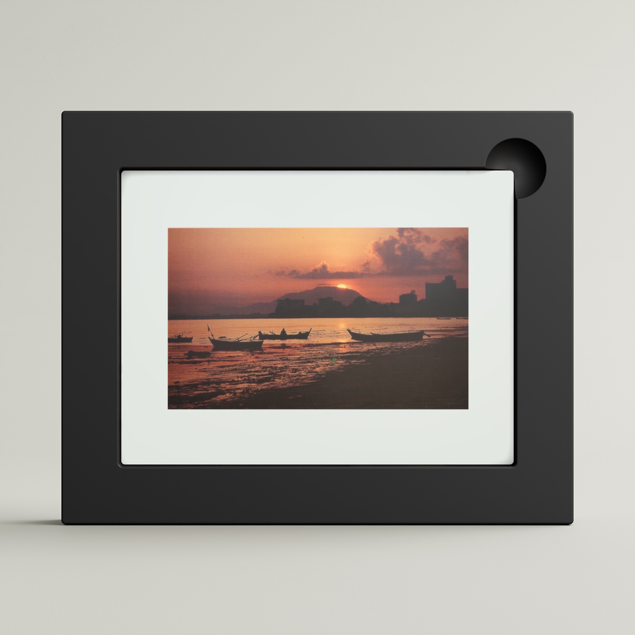 Scene at Gurney Drive, Penang (framed)