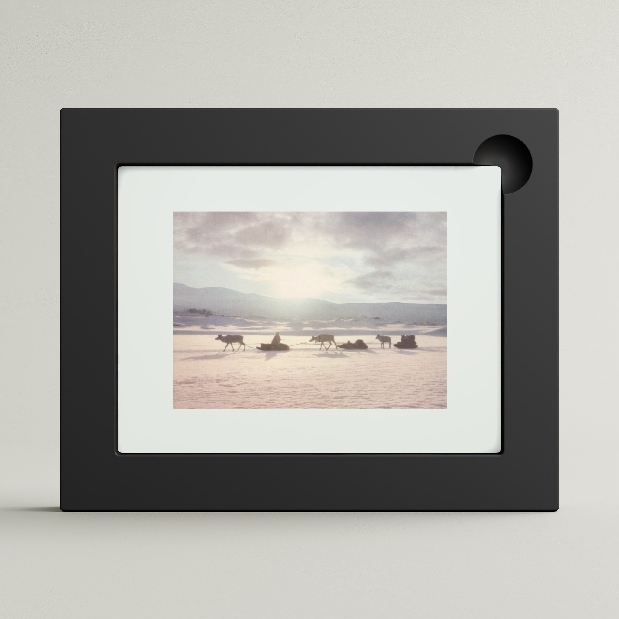 Raiden : The Lappics moving to the mountains (framed)