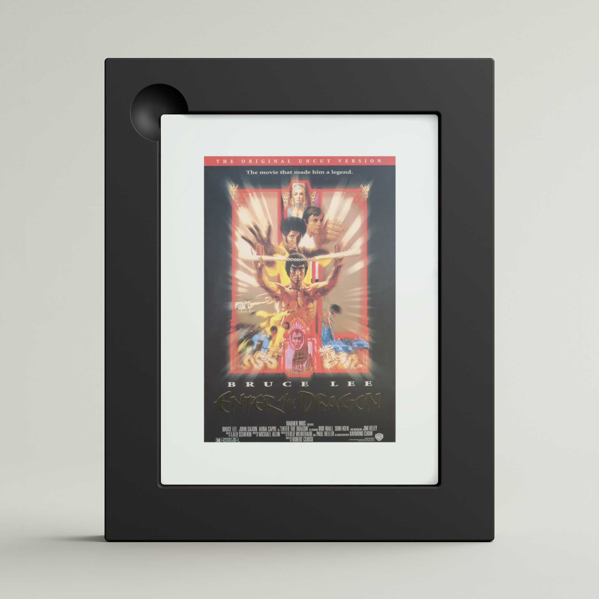 Enter the Dragon （1973）- Bruce Lee (framed)