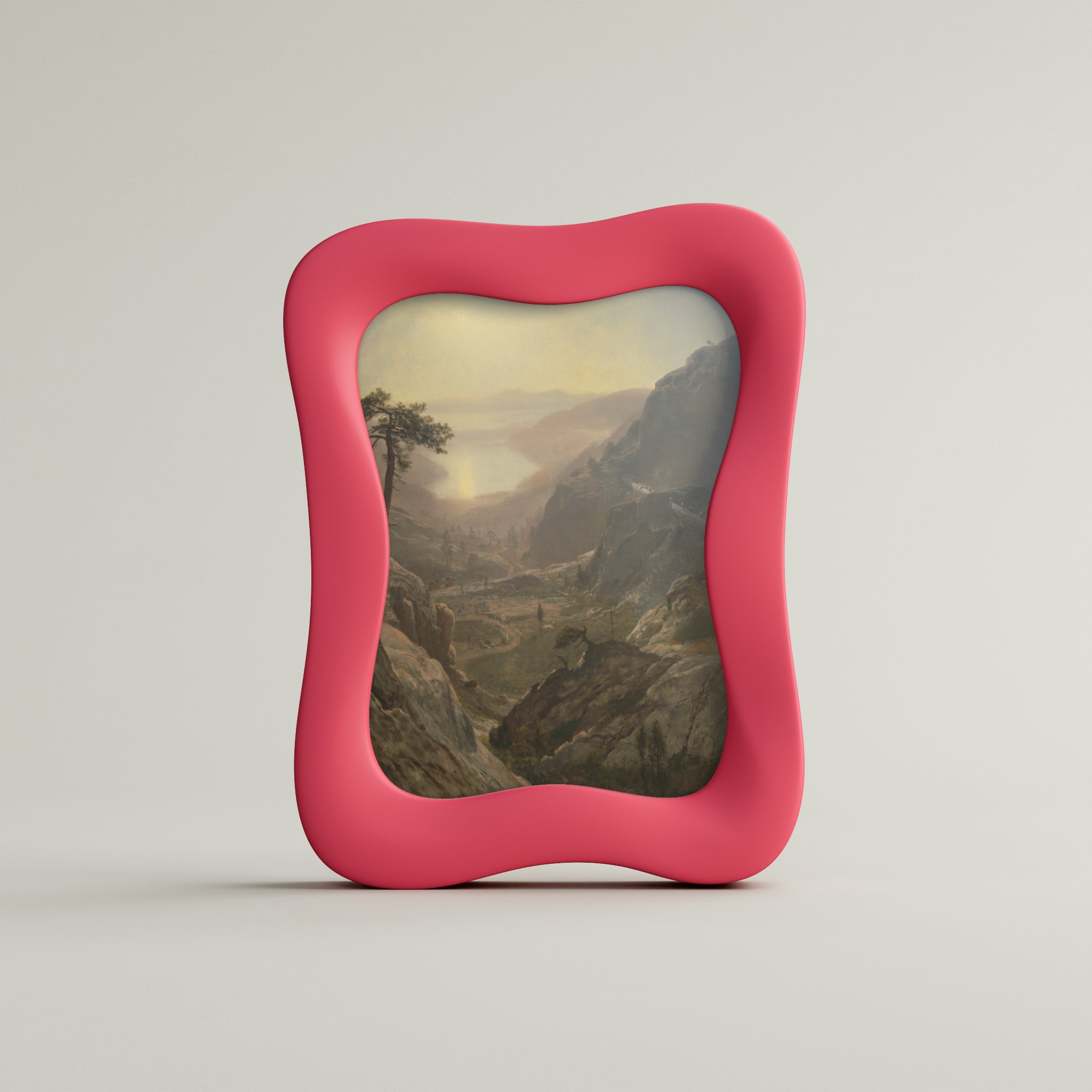 View of Donner Lake, California (framed)