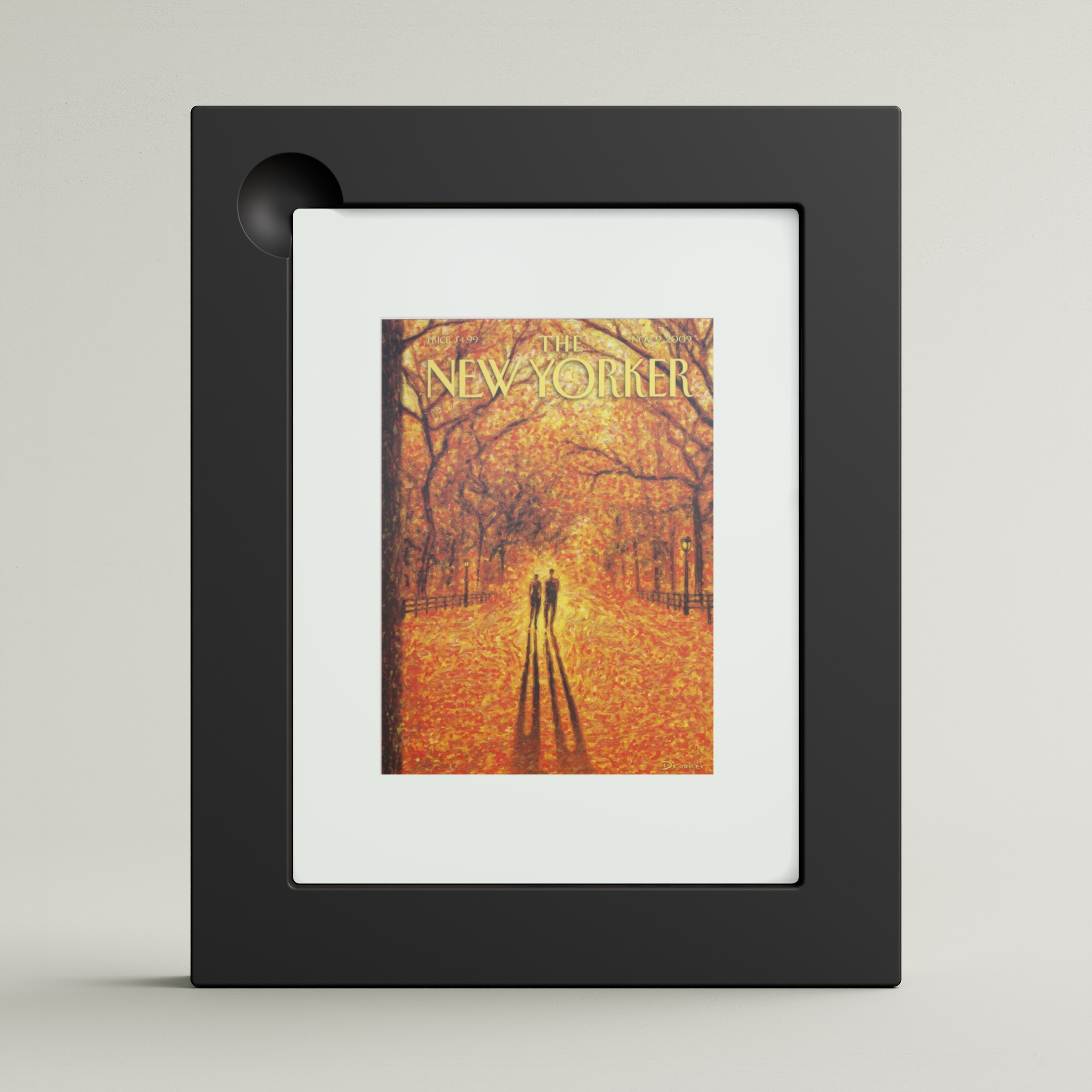 The New Yorker: Autmn In Central Park (framed)