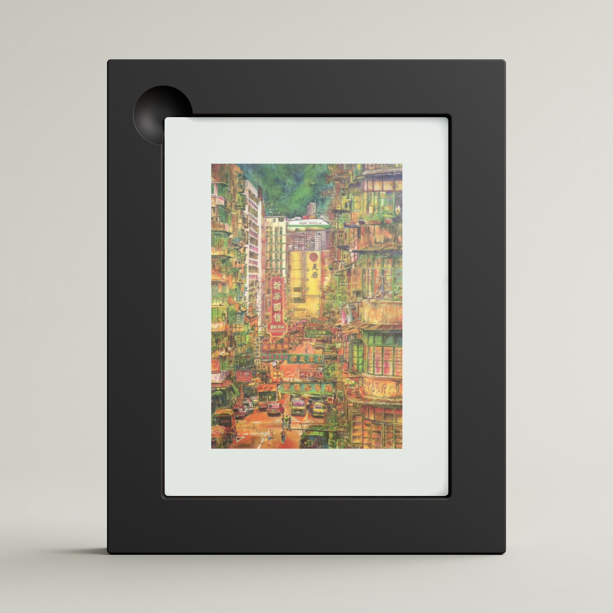 Iron Wings Twilight: Pau Chung Street 1991 (framed)