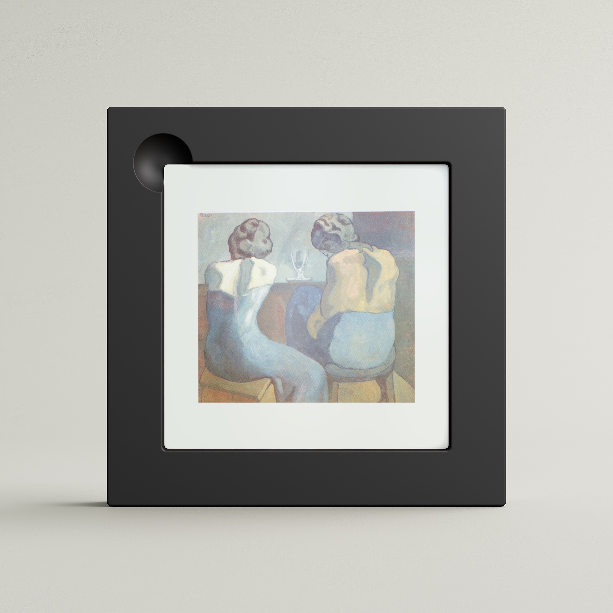 Deux Femmes nues assises de dos (framed)
