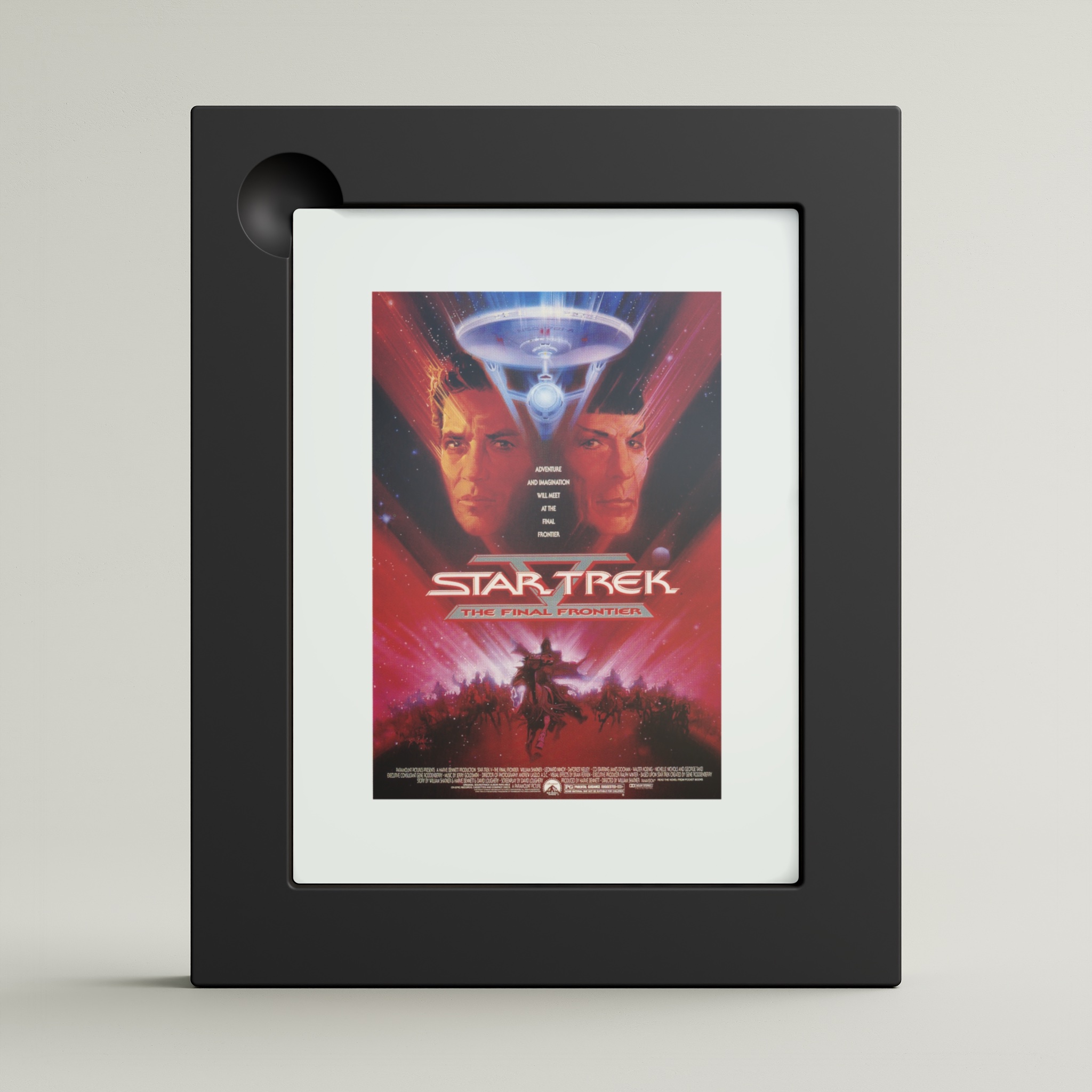 Star Trek: The Final Frontier（1989） (framed)