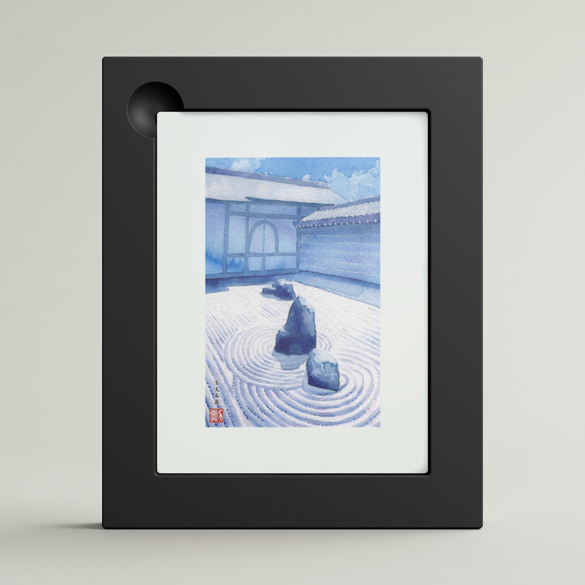 Hojo Rock Garden (framed)