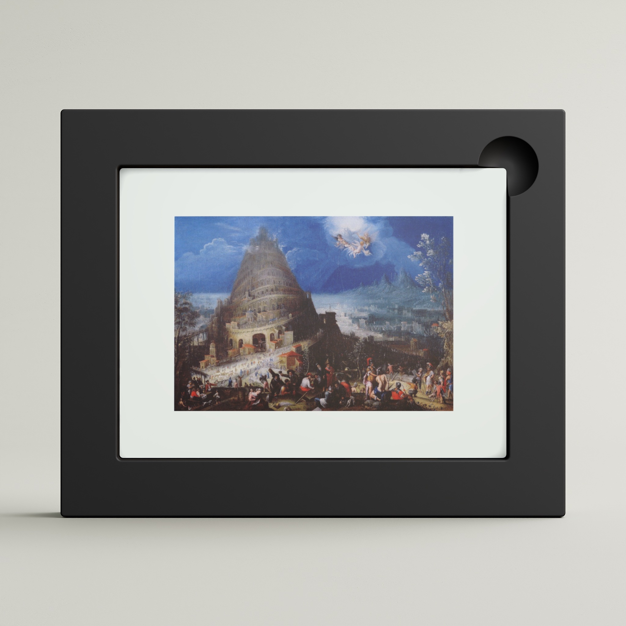 Babel Tower (framed)