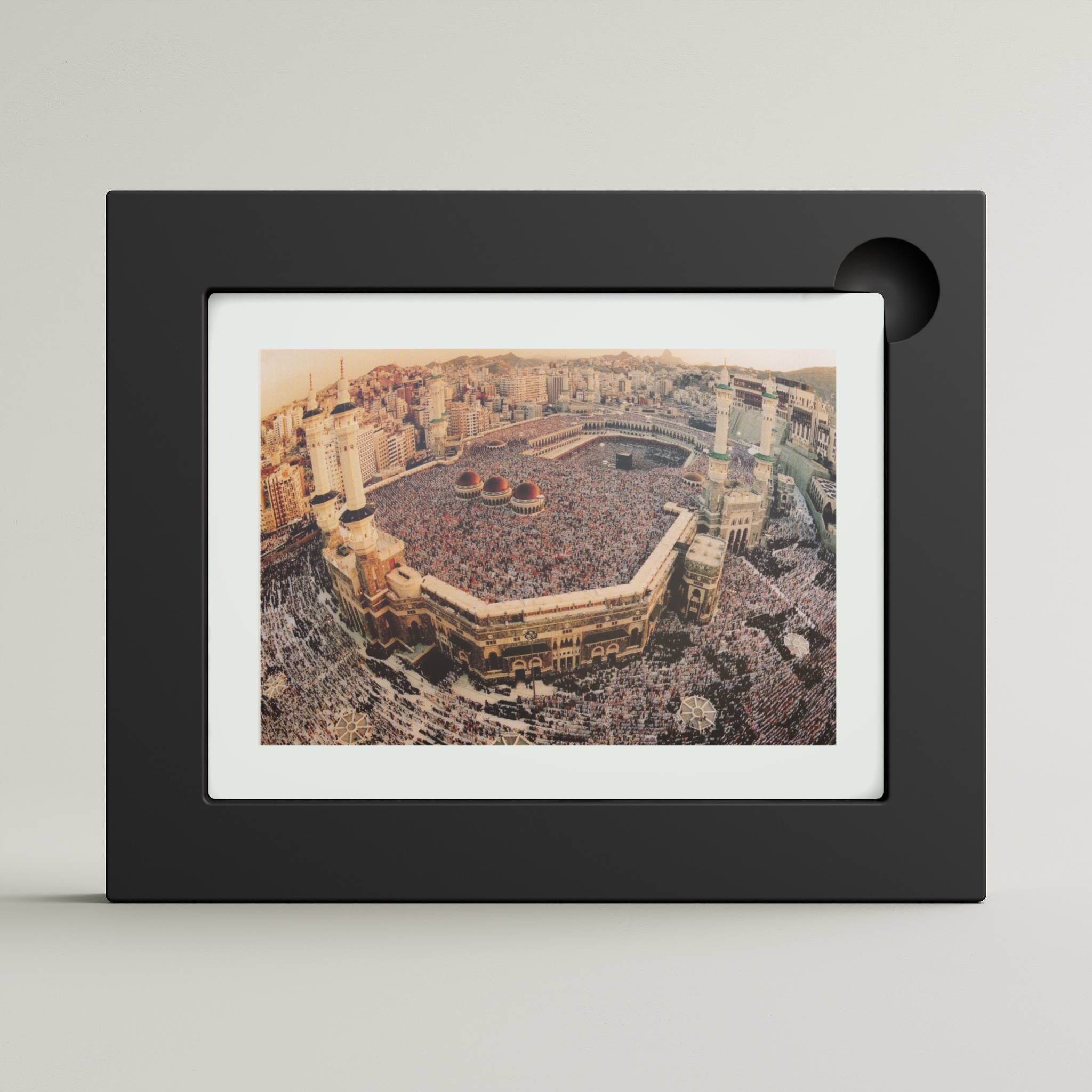 The Holy Mosque in Makkah (framed)