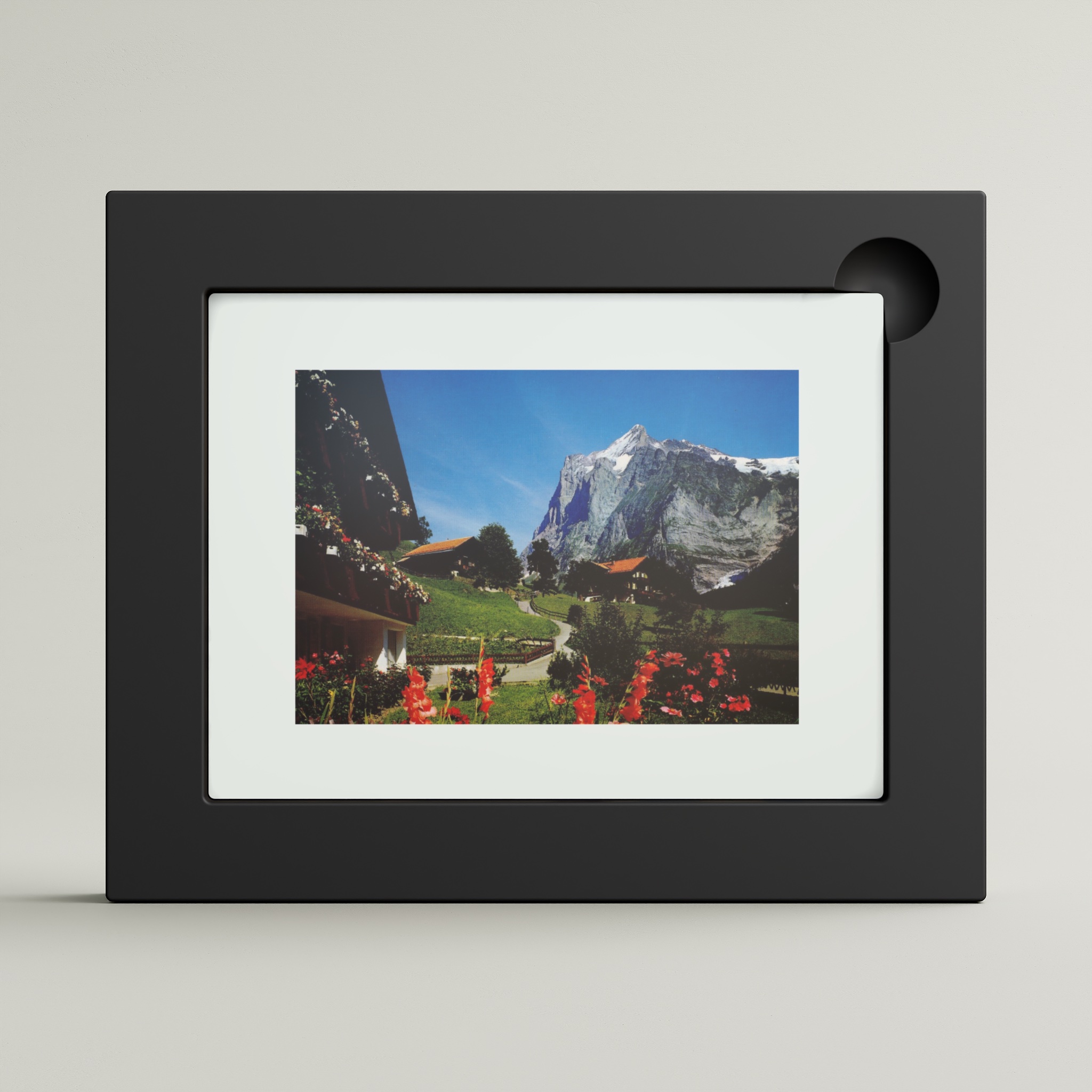 Grindelwald mit Wetterhorn (framed)