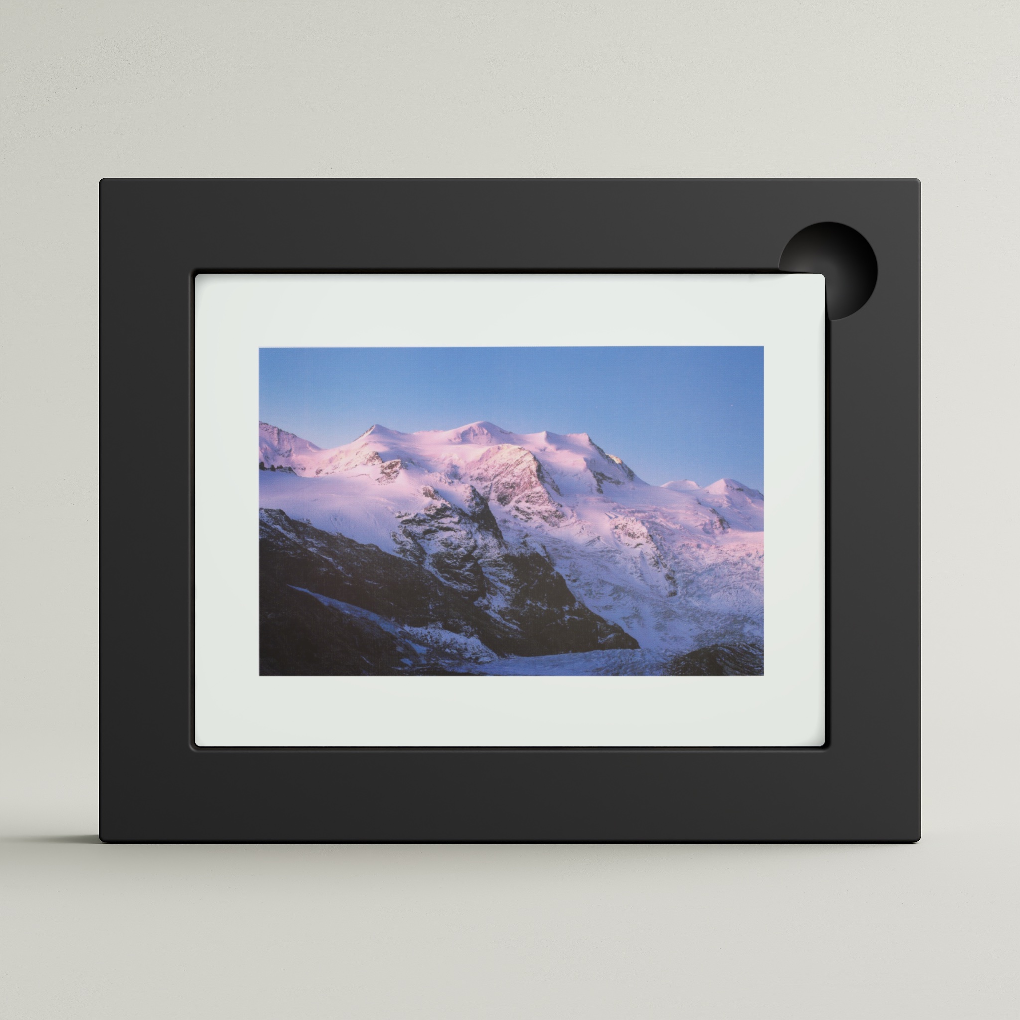 Bellavista in der Bernina - Gruppe in Graubunden (framed)